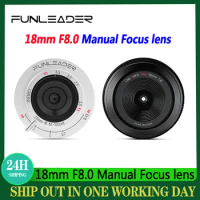 FUNLEADER 18mm F8.0/18mm F8.0 Pro Camera lens Full-Frame Manual Focus lens For Leica M Sony E Fuji XF Mount Camera
