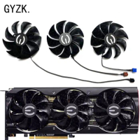 New For EVGA GeForce RTX3060ti 3070 3070ti 3080 3080ti 3090 FTW3 BLACK/ULTRA Graphics Card Replacement Fan PLD09220S12HH