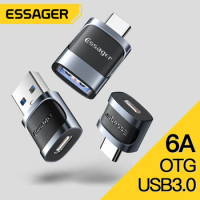 Essager OTG Type C To USB Micro USB To Type C Adapter OTG USB To Type C Adapter For Macbook Xiaomi HUAWEI Samsung OTG Connector