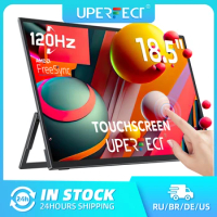 UPERFECT 18.5" Touchscreen Smart Portable Monitor with Metal Frame FreeSync 100%sRGB HDR 120Hz Gaming Screen Extender for Laptop