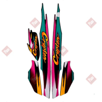 Striping motor / stiker yamaha crypton 2000 hijau
