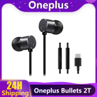 OnePlus Bullets 2T Earphone Type-C Bullets Earphones In-Ear Headset With Remote Mic for Oneplus ACE 11 For Oneplus Phone