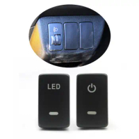 Car Parking Radar Sensor Switch Power On Off LED Light Push Button For Honda Fit STREAM City Accord 8 2008 - 2013 Accessories