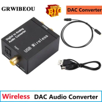DAC Digital to Analog Audio Converter Bluetooth 4.0 Optical Fiber Toslink Coaxial Signal to RCA R/L Audio Decoder DAC Amplifier