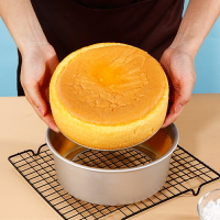 戚風蛋糕模具烤盤烤箱用活底慕斯蛋糕用具4/6/8/10寸家用烘焙工具