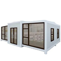 Extended Foldable Prefab Container Homes/40ft Folding Living Container/expandable Cabin Foldable Container House for Sale