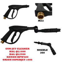 Alat Teknik Gun Jet Cleaner SuperJet 100s / H&L QL1900 / QL2500 / Xenon + Nozzle 360 Viral