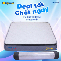 Đệm lò xo túi độc lập  Misuko Michio 3 viền cao 26cm