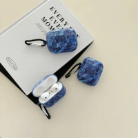 Simple and cute Blue Marble Suitable For AirPods 3 2 1 Pro2 Pro Film Soft Case Headphone Cover Protective Cover
