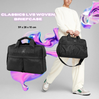 Puma 手提包 Classics LV8 Woven Briefcase 黑 筆電包 隔層 大容量 側背 07965601
