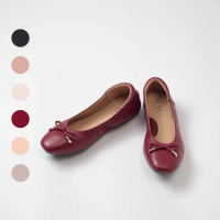 KIAH 80301 | BELLA BALLET รองเท้าบัลเลหนังแกะนุ่ม ทรงคลาสสิคที่มีติดตู้แต่งตัวง่ายได้ทุกลุค ใส่สบายเ