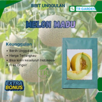 biji bibit melon madu unggul ( 50 biji )