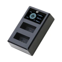 FB LP-E12 camera battery USB Dual LCD charger for Canon EOS M50 m50ii M100 M200 100D SX70 M2 kiss X7 rebel SL1 EOS M10 DSLR