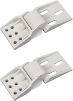 2 Pack Chest Freezer Plastic Hinge Chest Freezer Hinge Universal for Small Freezer Hinge Folding Che