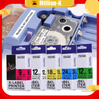 EZ Label Tape Printer Casio 12mm Compatible XR12WE XR12YW