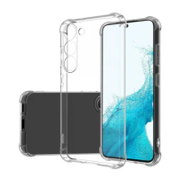 For Samsung Galaxy S23 S22 S21 S20 Clear Back Cover Soft TPU Silicone Cases For S20FE S21FE S22Ultra S23Ultra