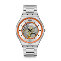【SWATCH】Skin Irony 超薄金屬系列手錶 THE ESSENCE OF SPRING 男錶 女錶 瑞士錶 錶(42mm)