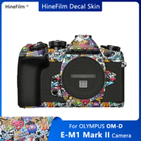 E-M1 M2 Camera Sticker Vinyl Decal Skin Wrap Cover for Olympus OM-D E-M1 Mark II Camera Premium Wraps Cases