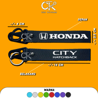 ChicKeyChain Custom City Hatchback Gantungan Kunci Bahan Nylon \\ Aksesoris Motor Mobil Varian Warna