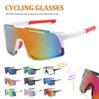 Unisex Cycling Sunglasses UV Protection Windproof Glasses Polarized Lens Road Riding Bike Sunglasses Eyewear For Running Skiing