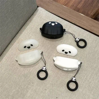3D Cute Cartoon Funny Ghost Soft Silicone Earphone Protective Case for Huawei Freebuds Pro 3 Headphone Anti-fall Protect Cover