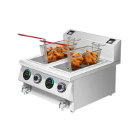 Electric Deep Fryer Commercial Large capacity single and double cylinder Fryer for constant temperature electric fryer