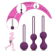 Vibrating Kegel Ball Exerciser Pelvic Floor Muscle Safe Silicone Shrink Balls