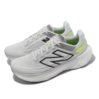 【NEW BALANCE】慢跑鞋 Fresh Foam X 1080 V13 2E 寬楦 男鞋 灰 螢光黃 厚底 運動鞋 NB(M1080I13-2E)