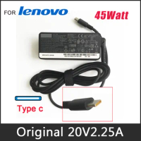 Original Laptop Charger 45W USB Type C AC Adapter For Lenovo ThinkPad X280 T480 T480s T580 E480 Power Supply Cord