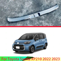 For Toyota Sienta XP210 2022 2023 Car Accessories Stainless Steel Rear Trunk Scuff Plate Door Sill Cover Molding Garnish