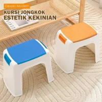 Kursi Jongkok Kursi Jongkok Plastik Kursi Santai Kursi Plastik Serbaguna - A02B Furniture Bangku
