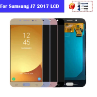 Super AMOLED For Samsung Galaxy J7 Pro LCD 2017 J730 SM-J730F J730FM/DS J730F LCD Screen With Touch Screen Digitizer Assembly