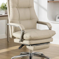 Simplicity Luxurious Office Chair Recliner Leather Massage Gaming Chair Computer Boss Silla De Escritorio Office Furniture Girl