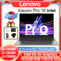 2023 Lenovo Xiaoxin Pro 16 Laptop i5-13500H/i9-13900H Iris Xe Graphics 16/32G RAM 1T/2T SSD 2.5K IPS Matt Screen 120Hz Notebook