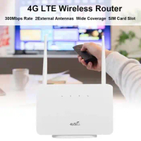 Wireless Router 4G WiFi Hotspot 150Mbps LTE Wireless Router with External Antennas