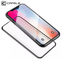 CAFELE CAFELE iPhone X / Xs Tempered Glass 4D Full Cover Ultrathin Crystal Clear