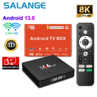 M96 Android TV Box 8K Android 13.0 RK3528 Smart ATV TV Box 2GB+16GB 2.4G/5G WiFi Bluetooth HDR 10 Media Player Set Top Box