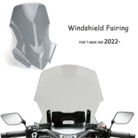 For Yamaha T-MAX560 TMAX560 T-MAX 560 2022 2023 2024 Motorcycle Deflector Protector Windscreen Windshield Wind Screen Shield
