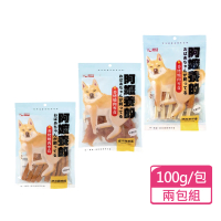 【HeroMama】阿嬤養的狗 燒肉零食 100g/包；兩包組(犬零食 寵物零食 獎勵點心)