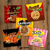Stiker Label Makanan / Stiker Label kemasan / Stiker Kemasan Costum / Stiker Costum Cromo