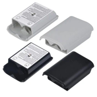3000pcs/lots Black &amp; white Battery Case Cover Shell For Xbox 360/xbox360 Wireless Controller Rechargeable Battery