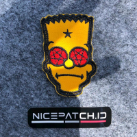 PATCH EMBLEM BORDIR THE SIMPSONS BART