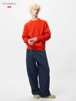 UNIQLO JWA JW ANDERSON JWA Celana Panjang Kerja Pria Corduroy Work Pants NAVY L