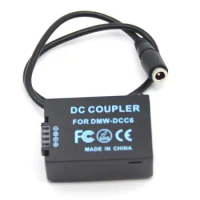 DMW-BMB9 BMB9 DMW-BMB9E Dummy Battery DMW-DCC6 DC Coupler Fit Power Adapter Charger for Panasonic DMC-FZ45 FZ62 FZ70 FZ150 FZ100