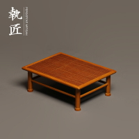 天然竹製席面茶幾小桌子干泡茶臺收納展示榻榻米客廳家用復古中式