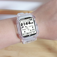 蘋果手錶錶帶 適用iwatch錶帶冰川限定6蘋果手錶applewatch錶帶se透明一體『XY12902』