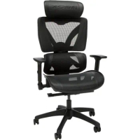 Gamingchair Seat Slide &amp; Tilt Recline - Black Gamer Chair Flip Back Arms Ergonomic Chair for Office Computer Armchair Gaming