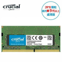 【Micron Crucial】NB-DDR4 3200/16G 筆記型電腦記憶體(2R*8/原生顆粒/新版)