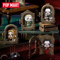 Popmart Skullpanda The Addams Family Blind Bag Kawaii Action Mystery Figure Toys and Hobbies Gifts Surprise Box Caixas Supresas