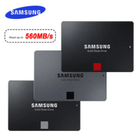 SAMSUNG SSD 500GB 870 EVO QVO 250G Internal Solid State Disk 1T 2T 4T HDD Hard Drive 860 PRO SATA 3 2.5 for Laptop HDD Computer